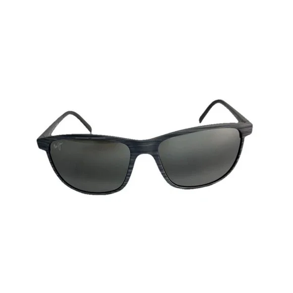 New Maui Jim Lele Kawa MJ0811S 001 Polarized Sunglasses Neutral Grey Striped XL